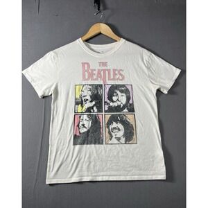 The Beatles Let It Be Graphic T-Shirt Youth Size L (10/12) Music Band Tee